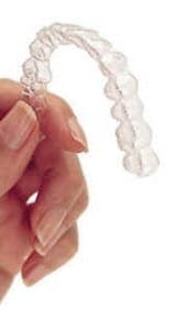 Picture of an Invisalign aligner